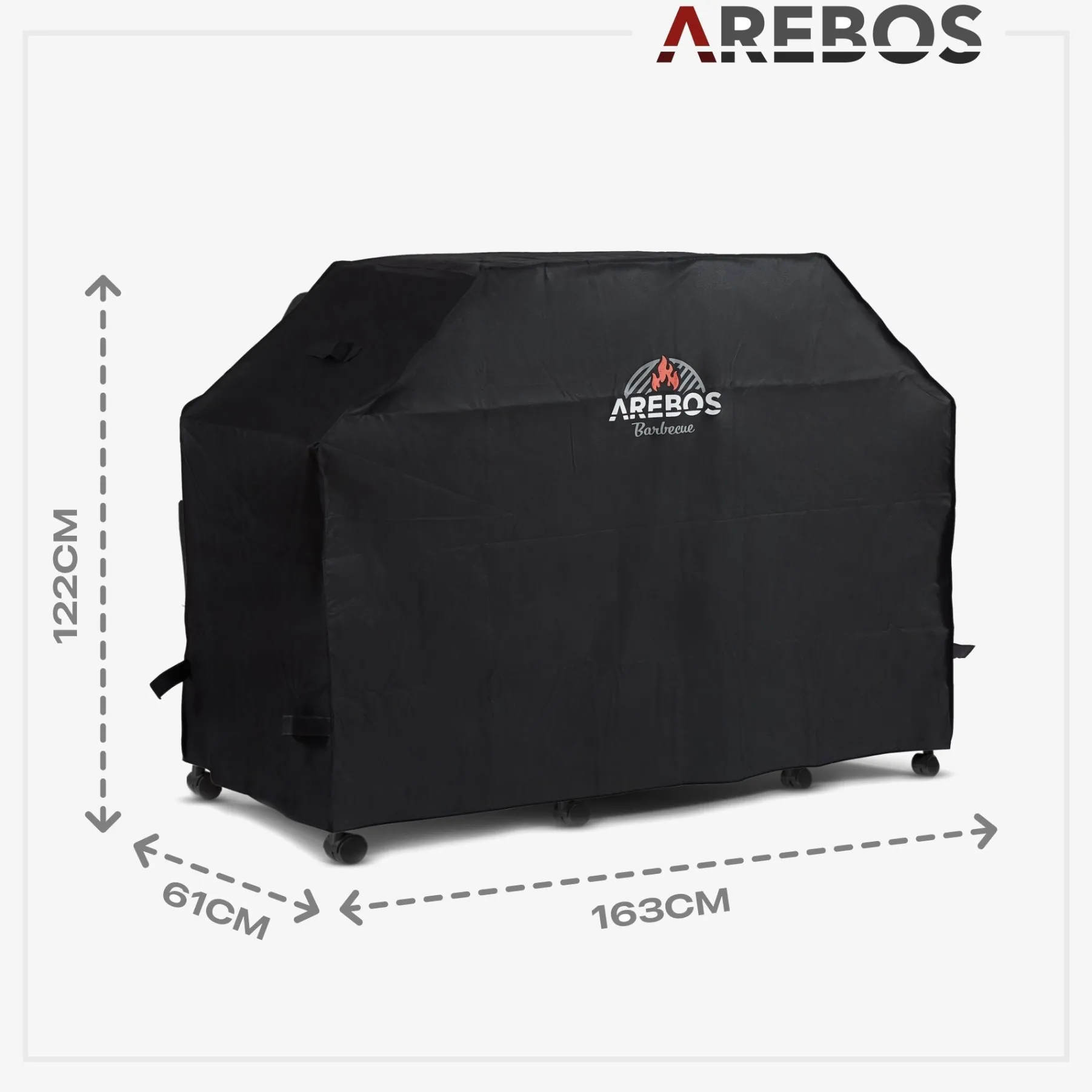 BBQ Grillhaube Abdeckung 163 x 61 x 122 cm