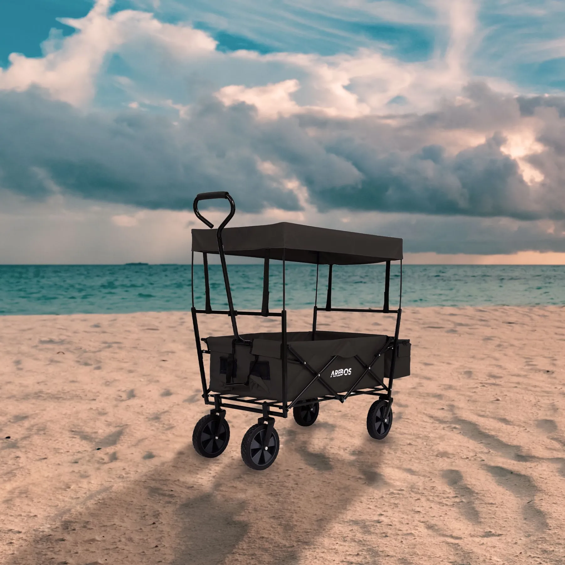 Bollerwagen mit Dach ECO