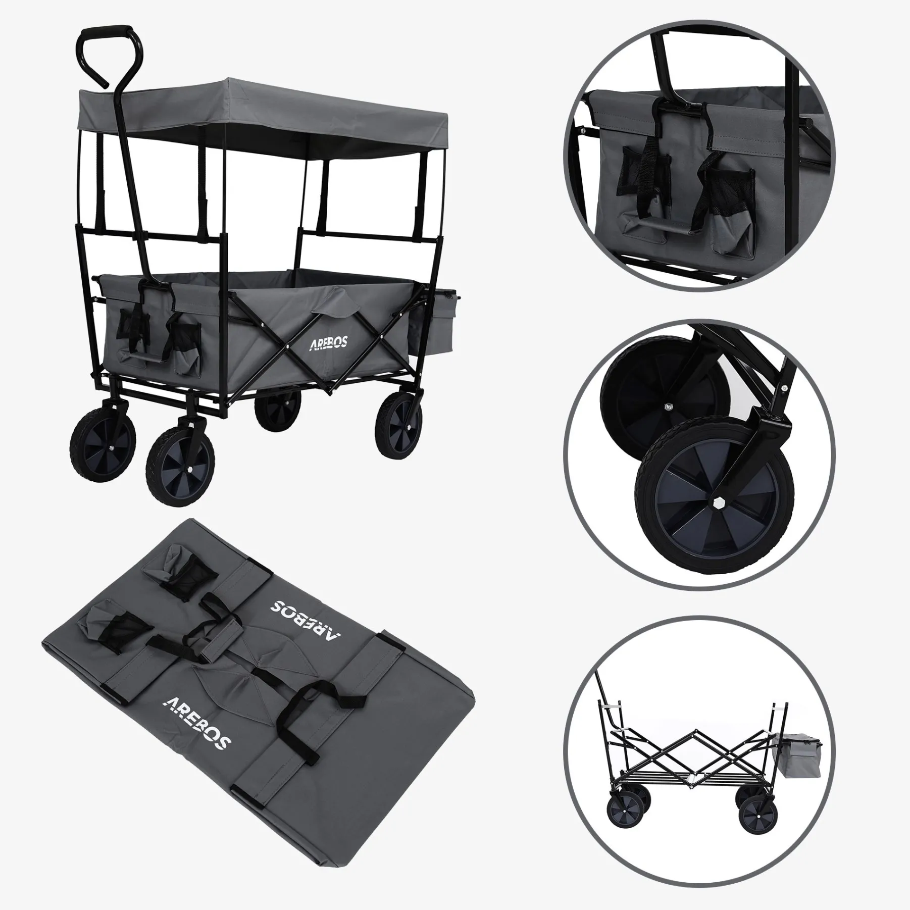 Bollerwagen mit Dach ECO