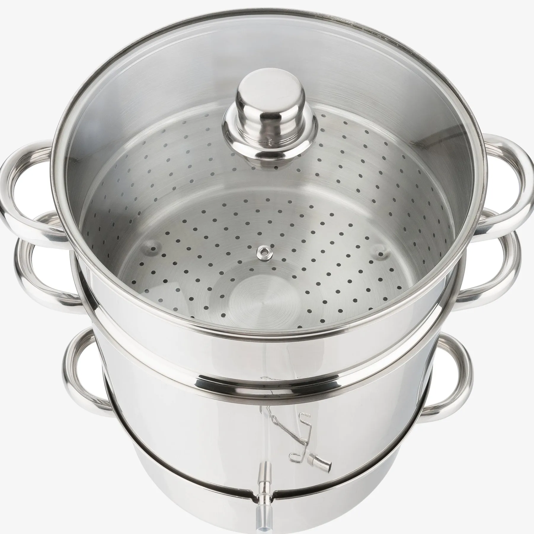 Dampfentsafter 15 L - Edelstahl
