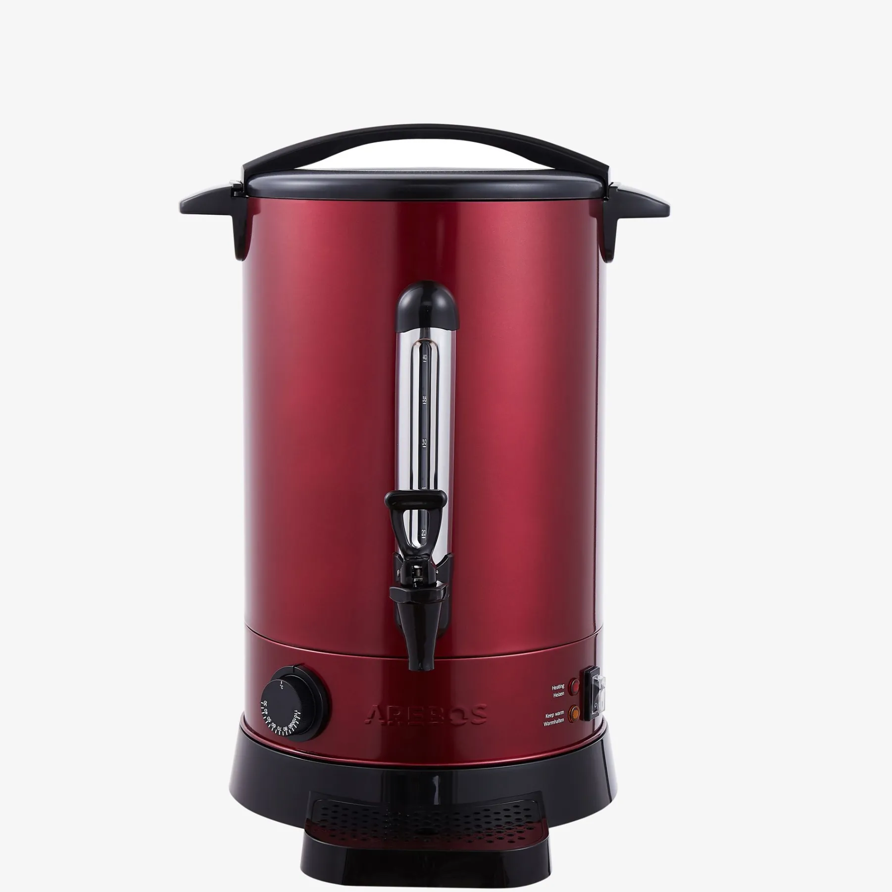 Glühweinkocher 6,8 L Rot