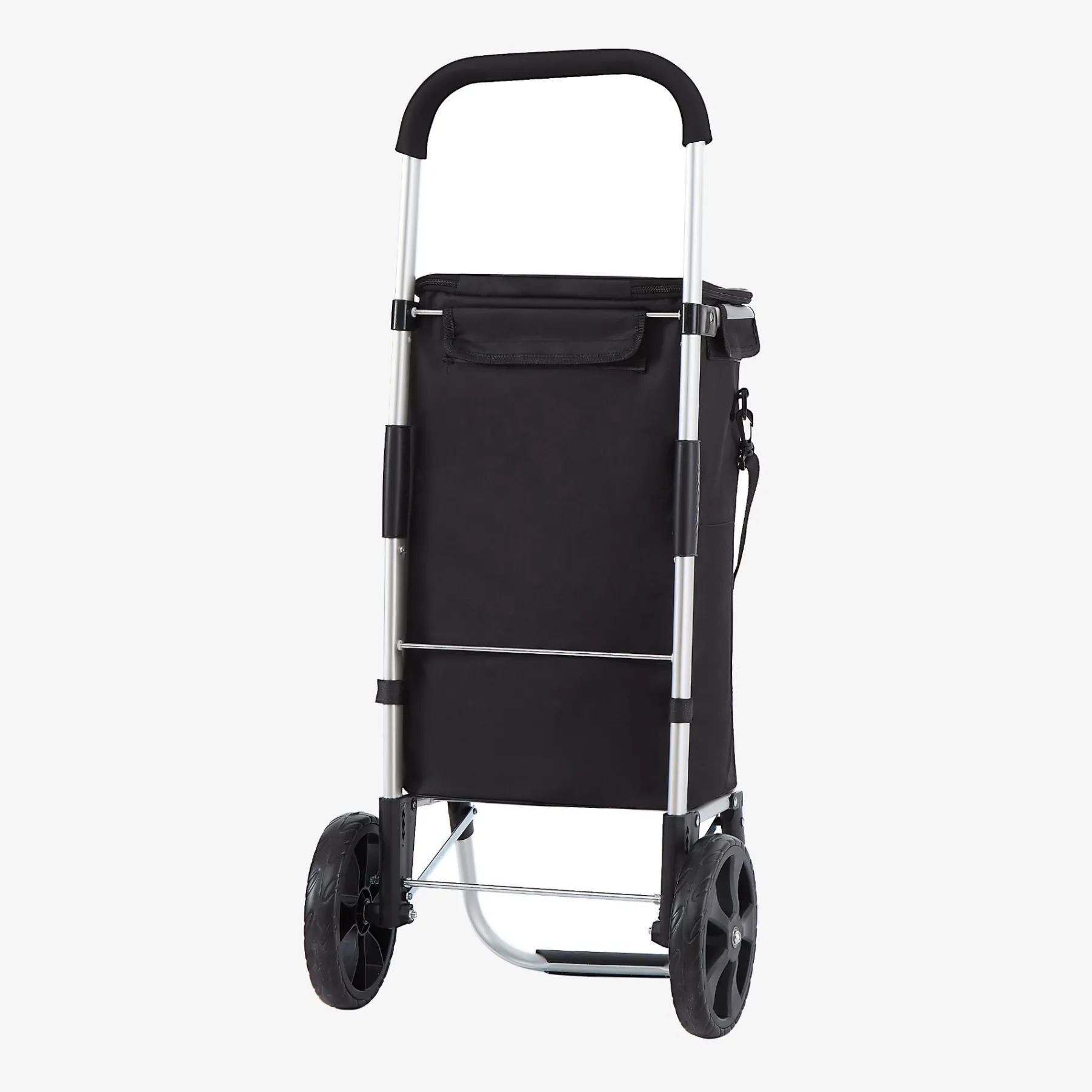 3in1 Einkaufstrolley Schwarz