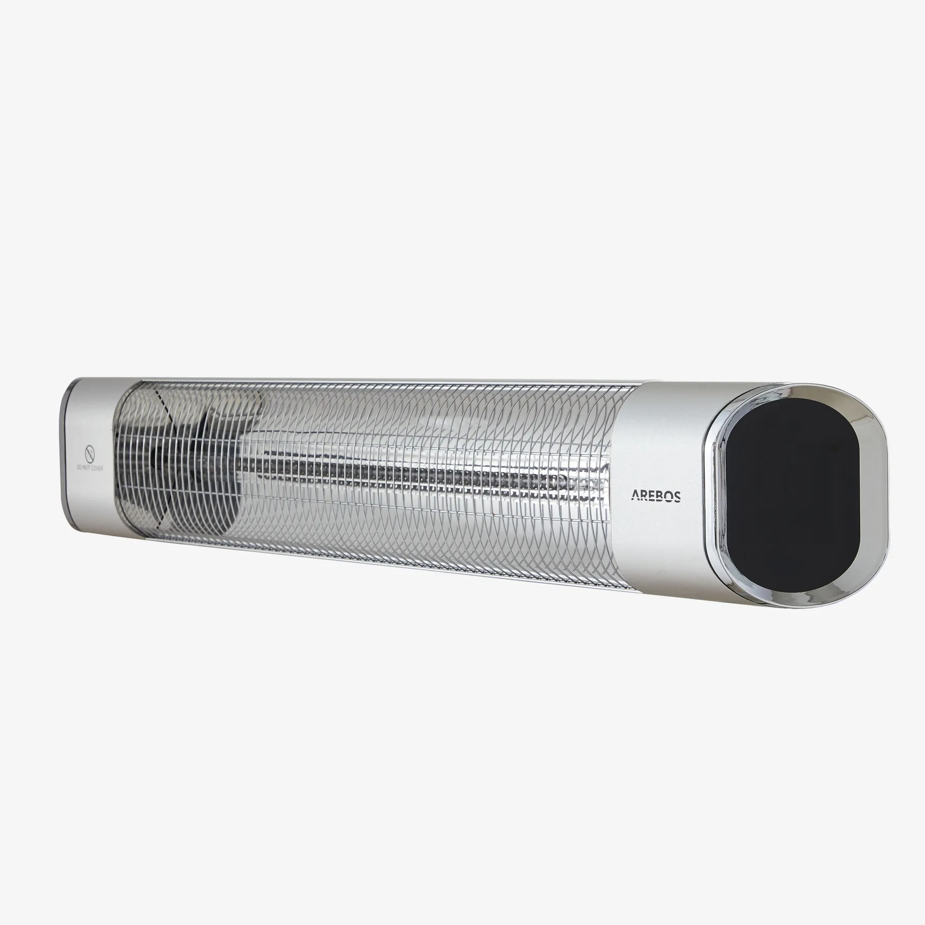 Infrarot Heizstrahler 2000W mit Fernbedienung Premium Silber