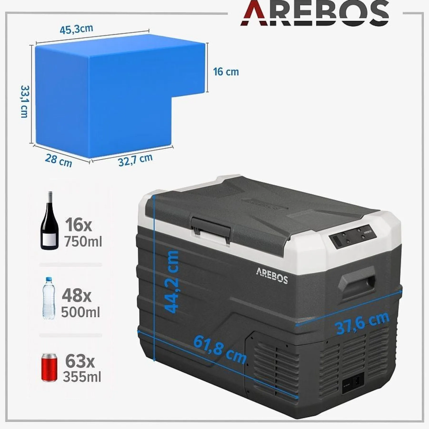 Kompressor Kühlbox 35 L