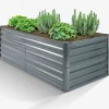 Metall Hochbeet 240 x 90 x 79 cm