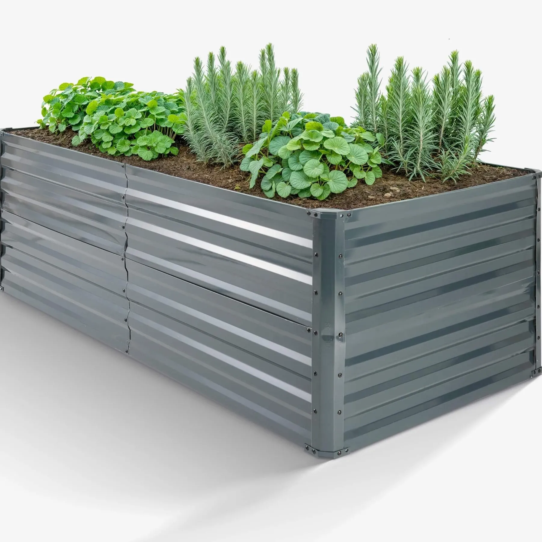 Metall Hochbeet 240 x 90 x 79 cm
