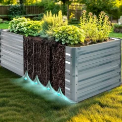 Metall Hochbeet 180 x 90 x 59 cm