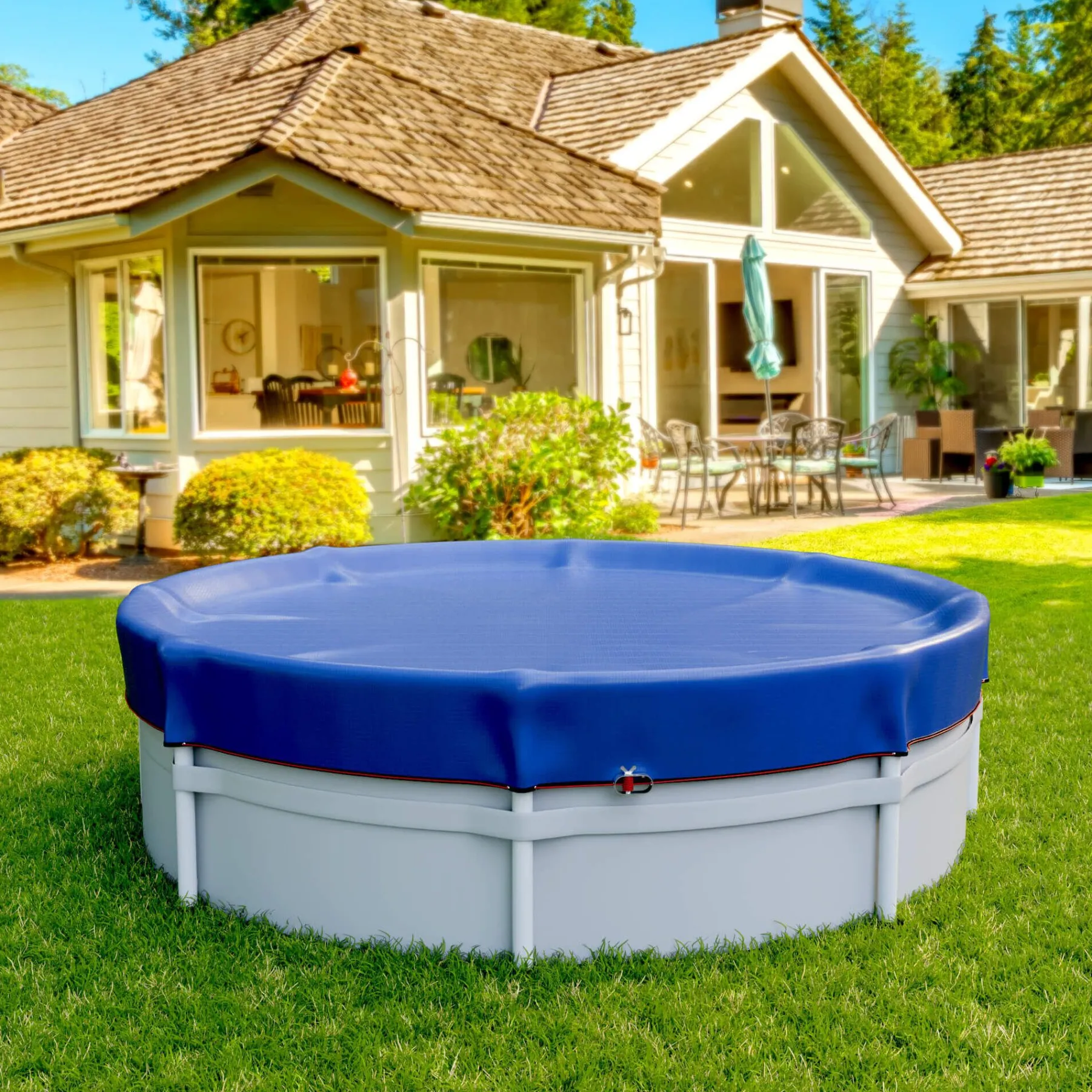 Poolabdeckung rund 460 cm (Für Ø 366-400cm Pools)