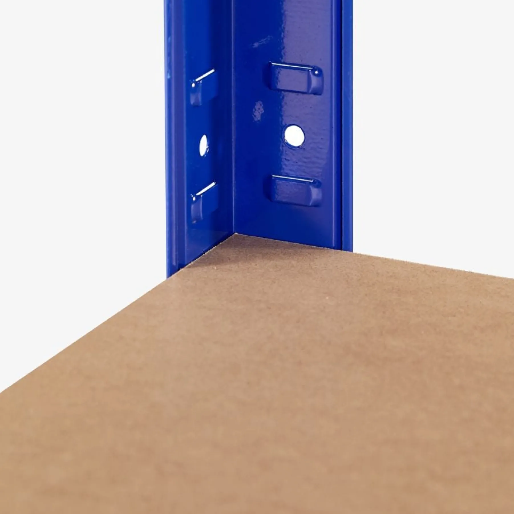 Schwerlastregal Eckregalkombination Blau