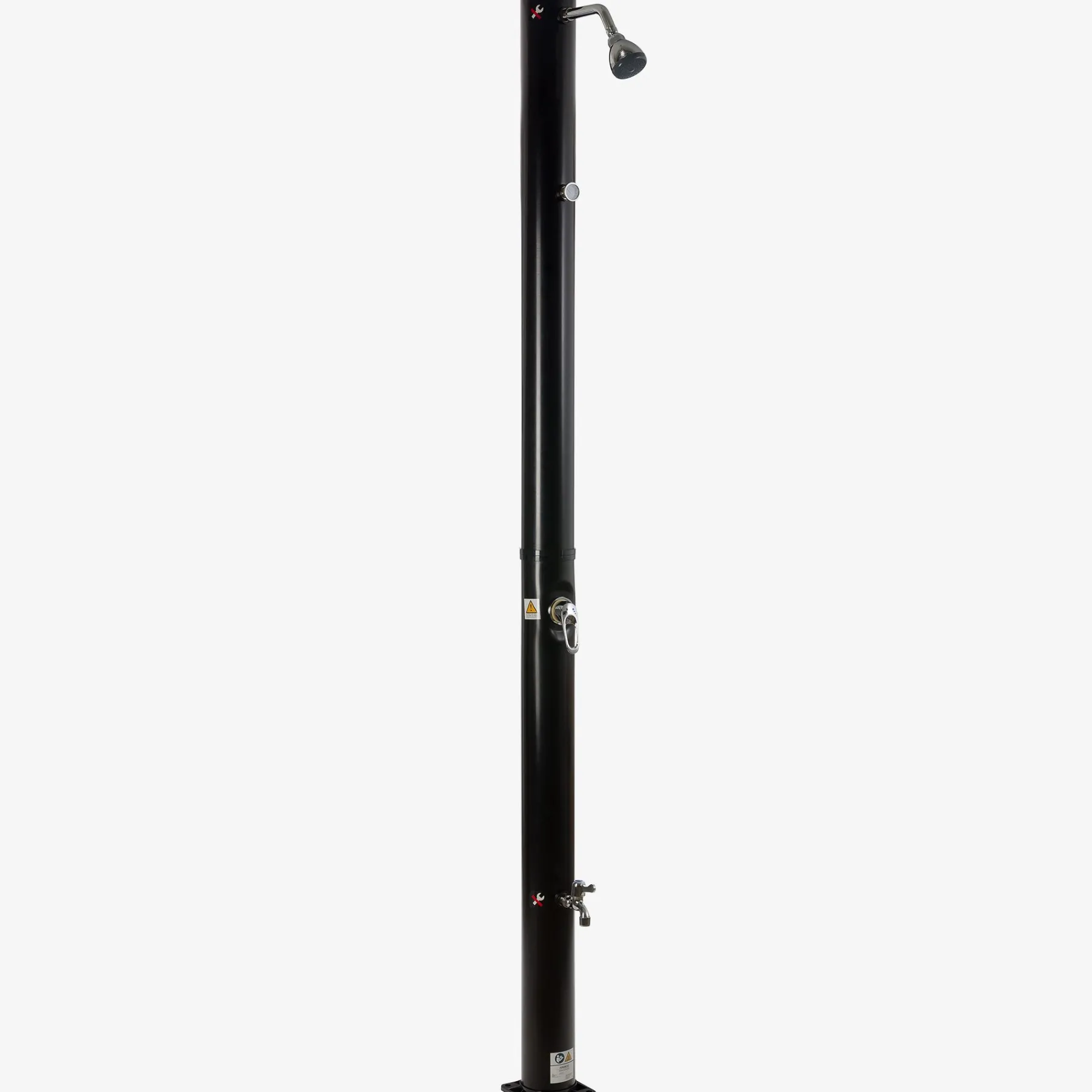 Solardusche 20L schwarz mit Thermometer