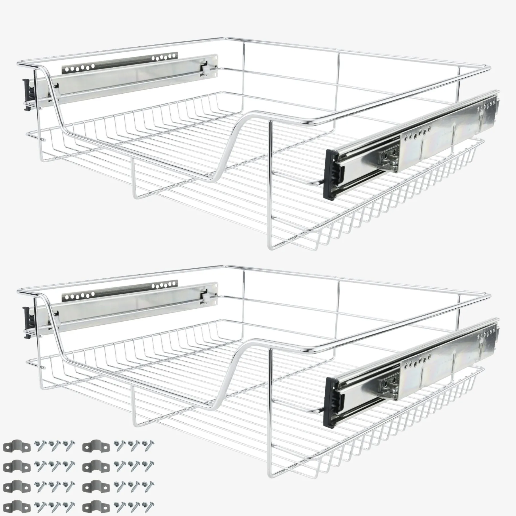 Teleskop Schublade 60cm 2 Stück