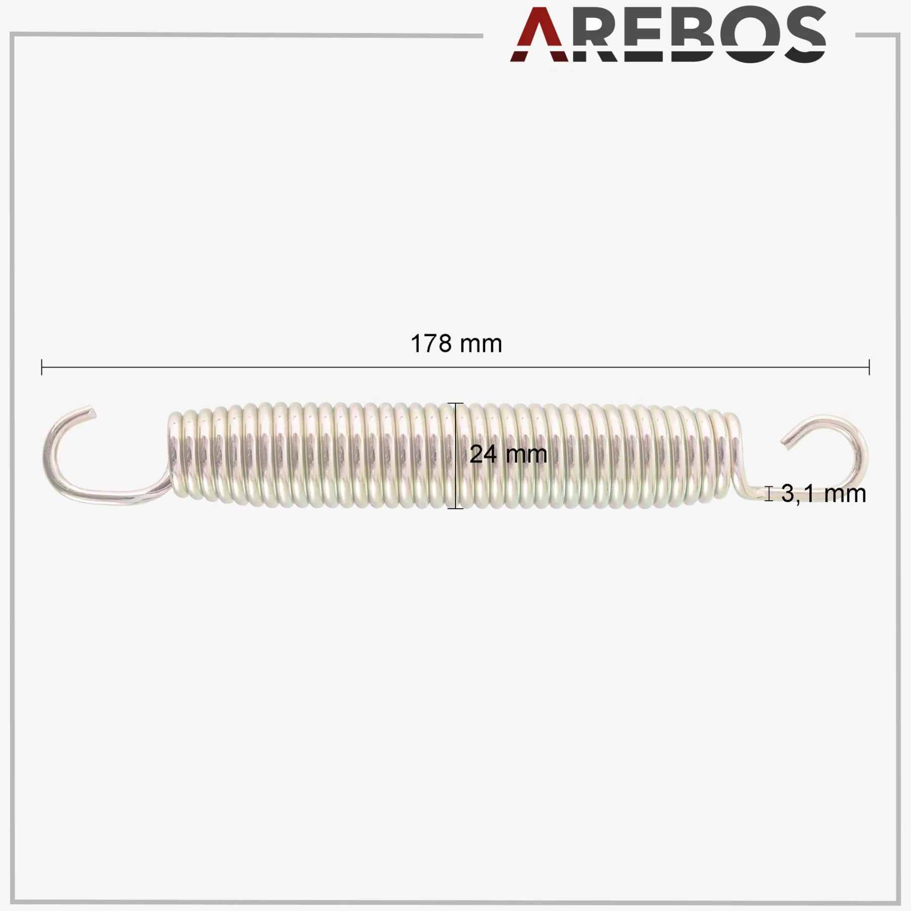 Trampolin Federn 178 mm