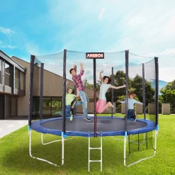 Trampolin Randabdeckung + Netz 460 cm 12 Stangen