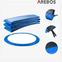 Trampolin Randabdeckung + Netz 305 cm 8 Stangen